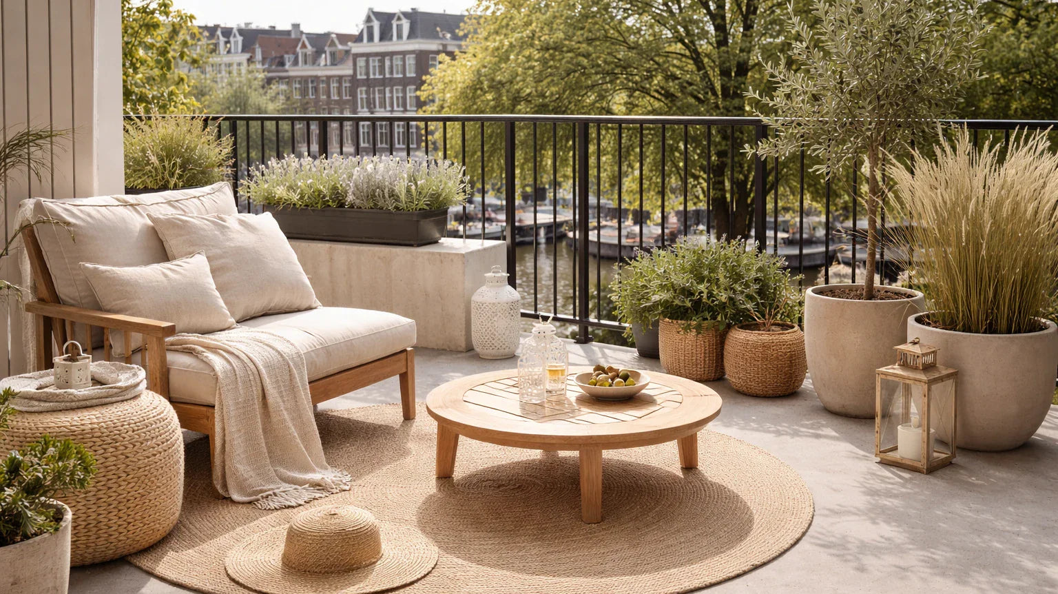 Geverfd betonnen balkon met Inno Betonverf 2K als bescherming