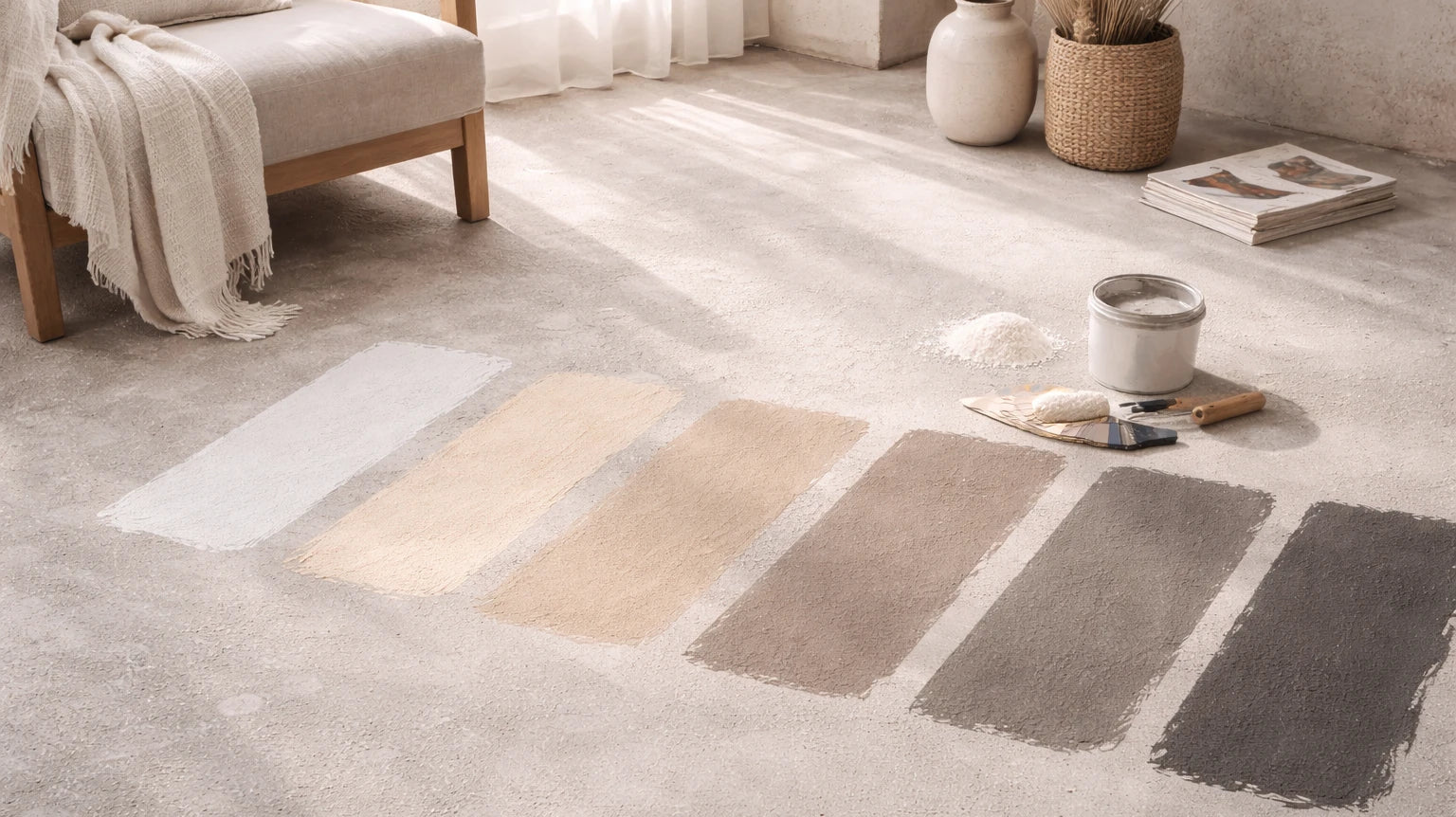Vergelijking soorten betonverf 1K 2K epoxy polyurethaan