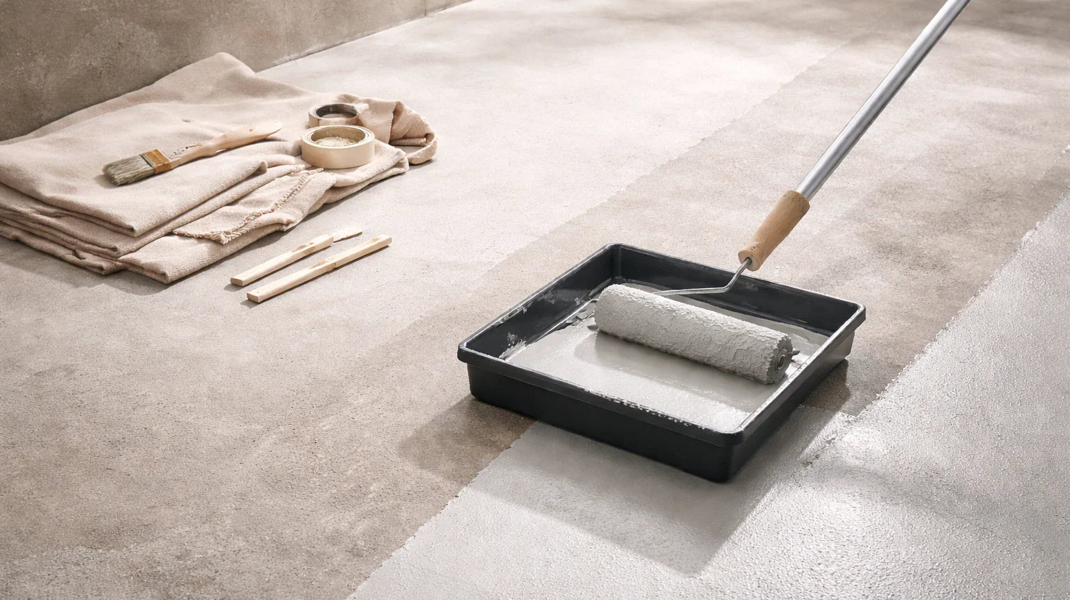 Inno Coatings betonverf-systeem voor verschillende vloertypes