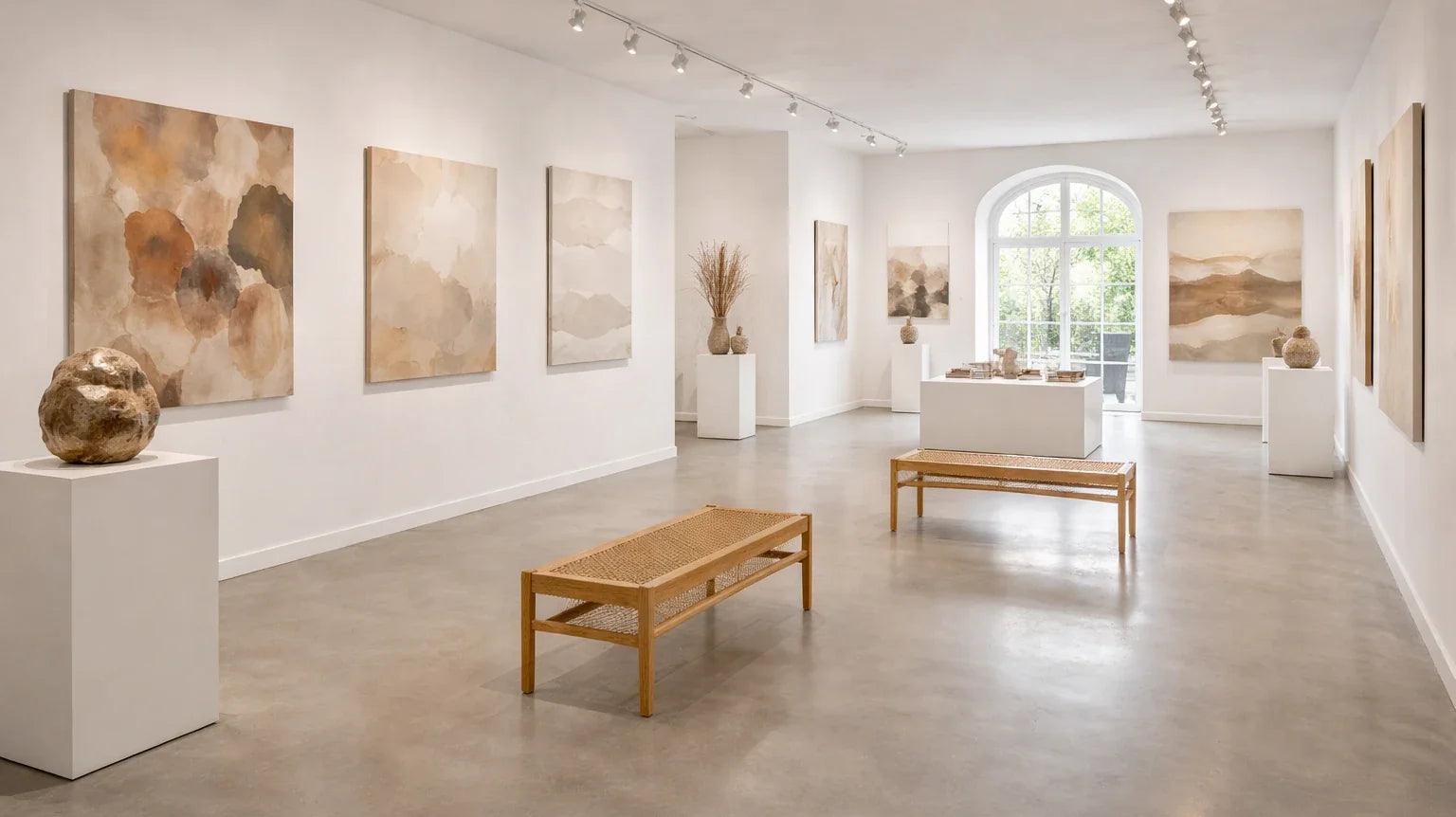 Galerievloer Amsterdam afgewerkt met transparante Inno 2K betonverf