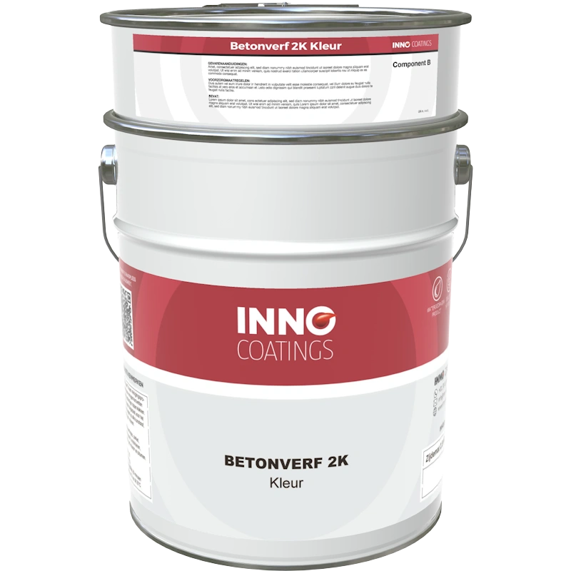 Inno Coatings Betonverf 2K in kleur, 10kg-emmer voor betonvloeren