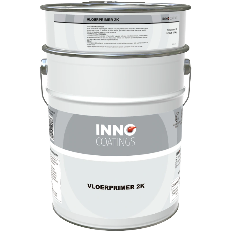 Inno Coatings Vloerprimer 2K transparant, 10kg-emmer hechtprimer voor beton