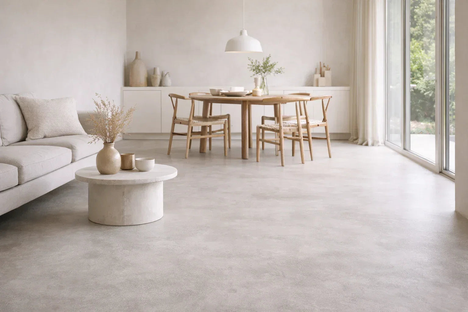Betonvloer als dragende constructie voor coating