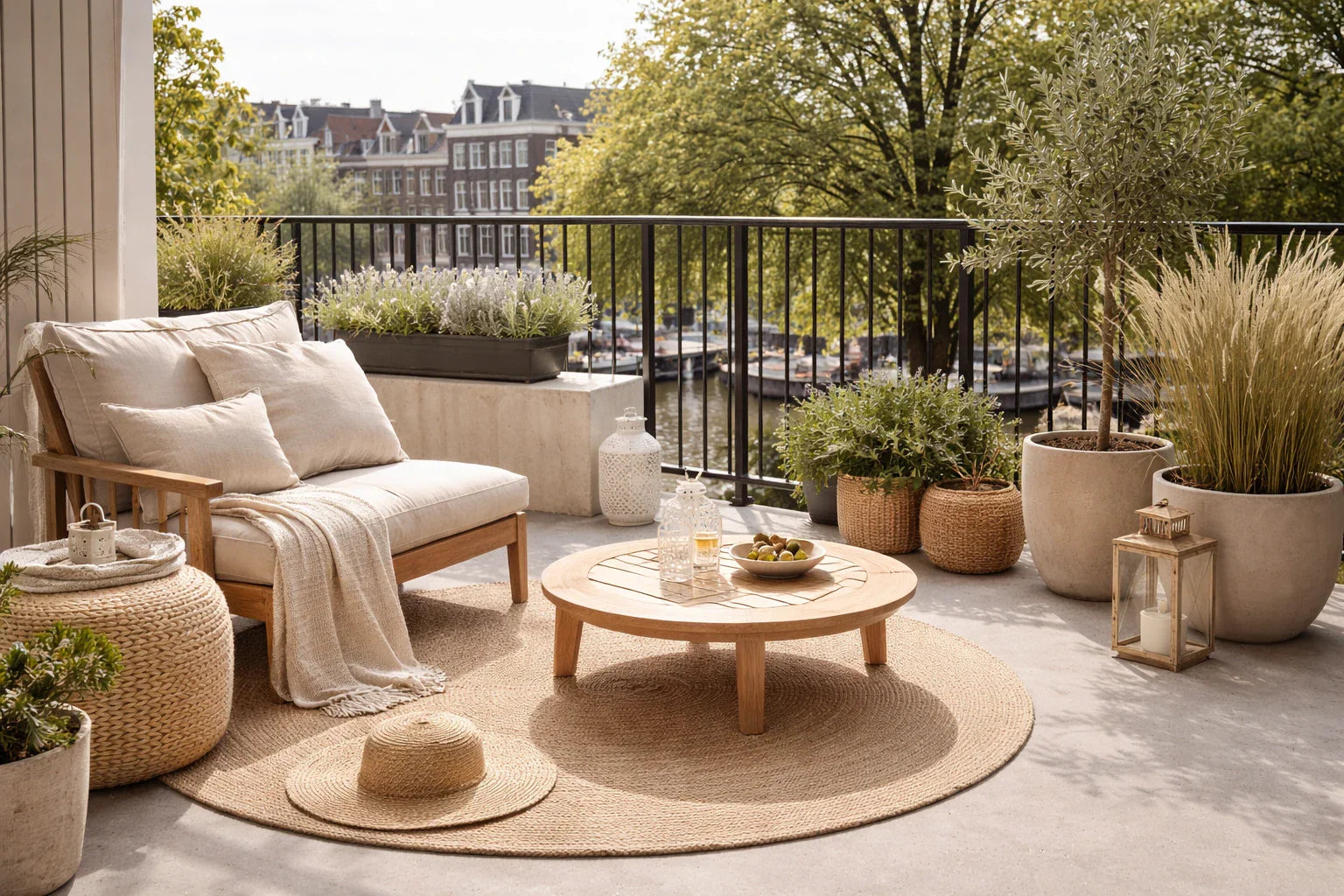Geverfd betonnen balkon met Inno Betonverf 2K als bescherming