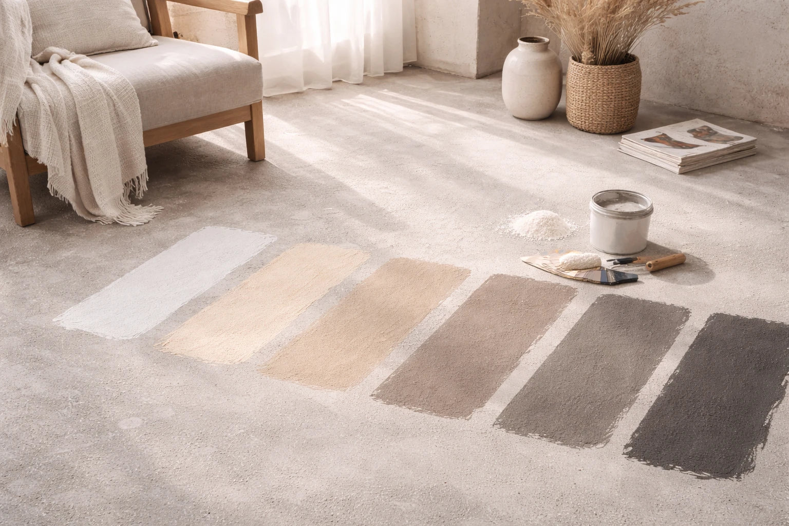 Vergelijking soorten betonverf 1K 2K epoxy polyurethaan