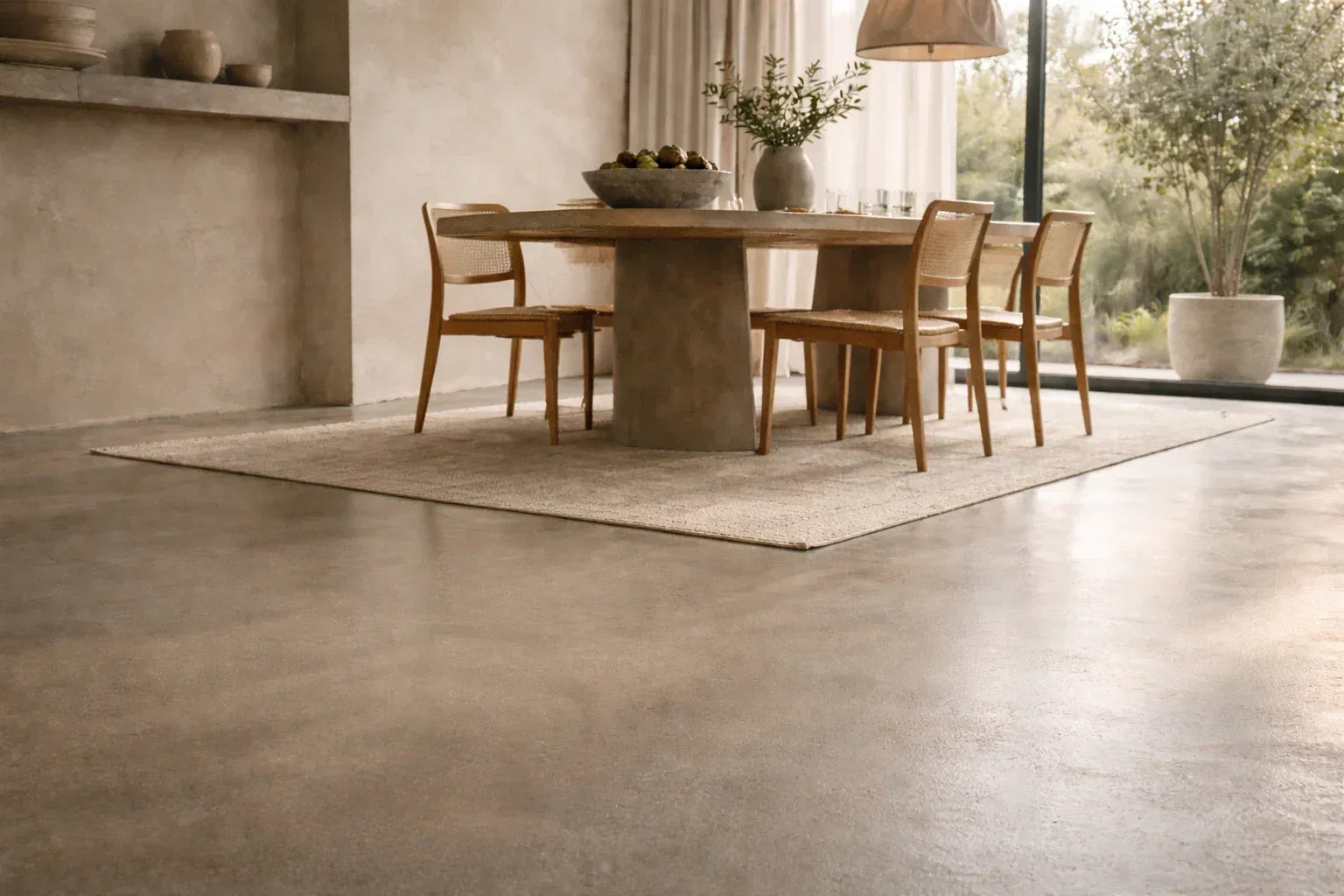 Betonvloer ontvetten met Inno Coatings Vloerreiniger