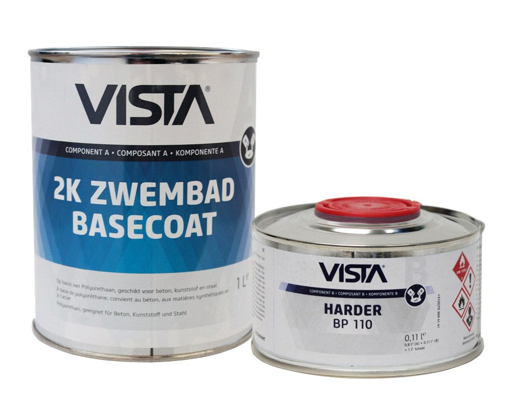 Vista 2K Zwembad Basecoat waterdichte primer voor betonnen zwembaden