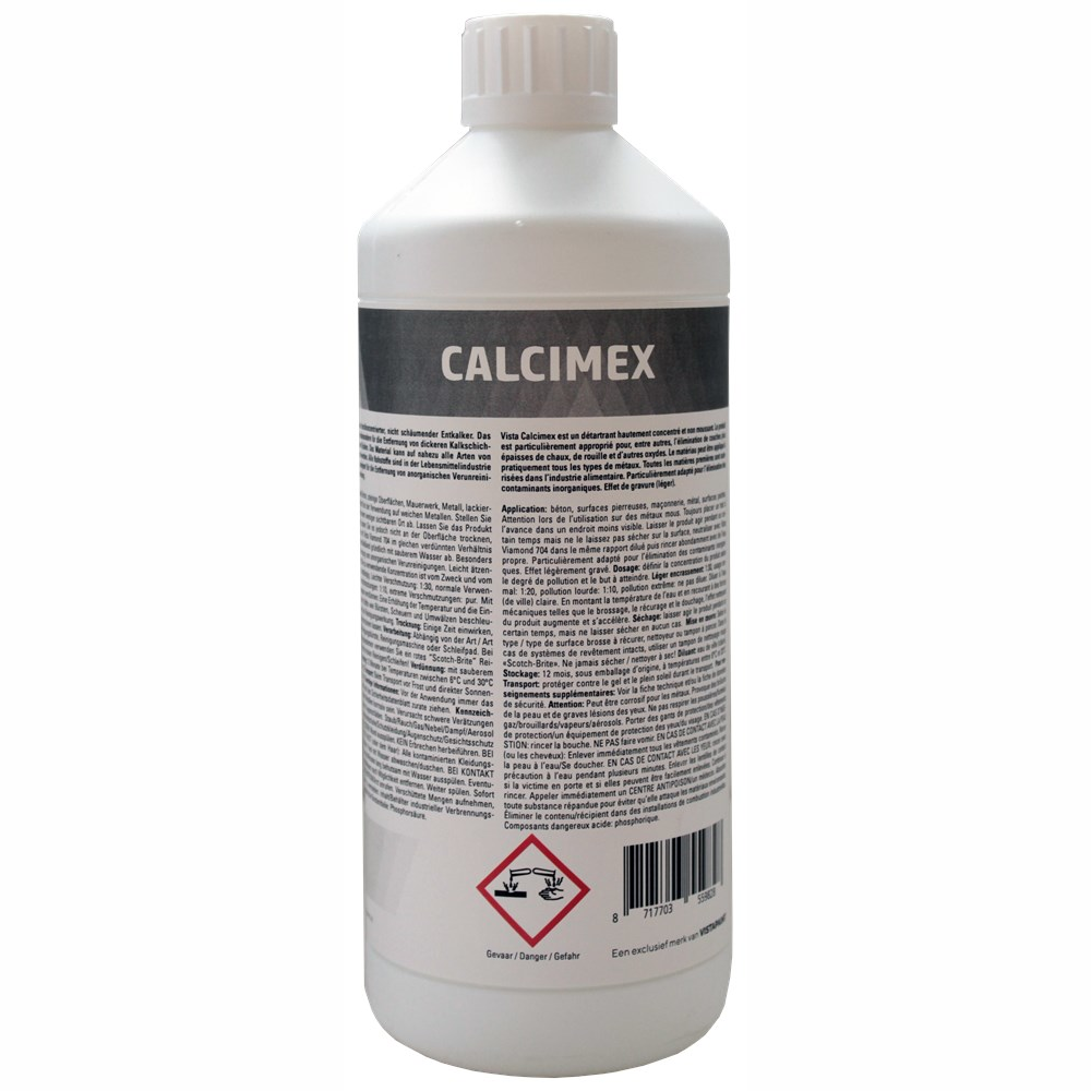 Vista Calcimex kalkverwijderaar voor beton en steen, 1 of 5 liter