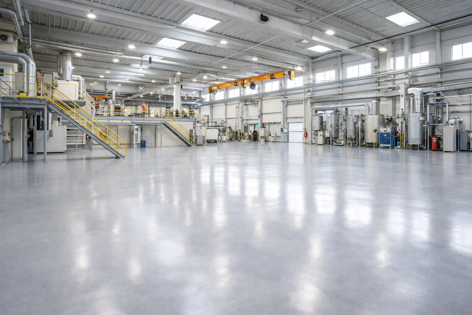 Fabrieksvloer Verven aangebracht met Betonlife – sfeerbeeld