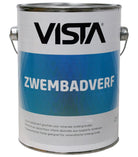 Vista Zwembadverf op chloorrubber-basis, 10kg-blik voor betonnen zwembaden