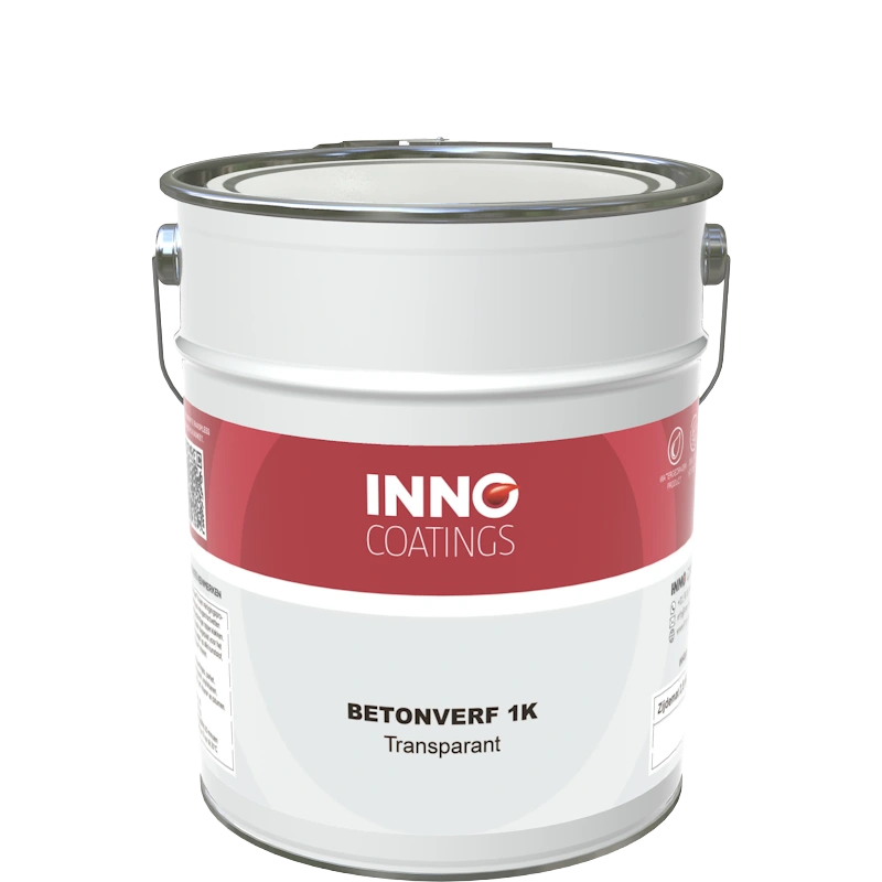 Inno Coatings Betonverf 1K transparant, 10kg-emmer voor beton en steen