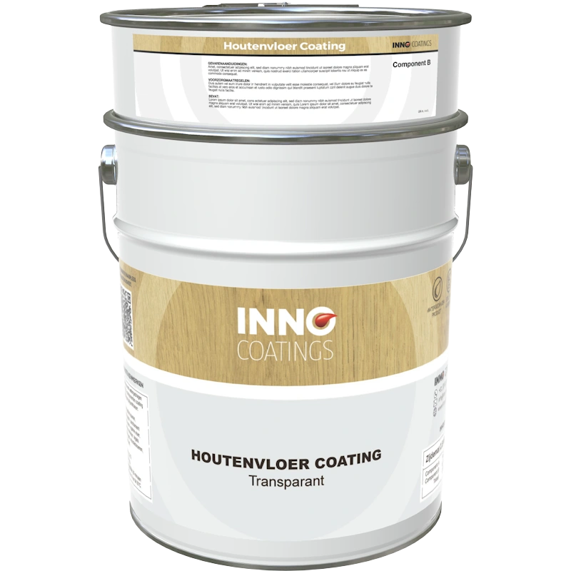 Inno Coatings Houtenvloer Coating in kleur, 10kg-emmer voor parket