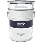 Inno Coatings Topcoat 2K PU in kleur, 10kg-emmer slijtvaste afwerkcoating beton